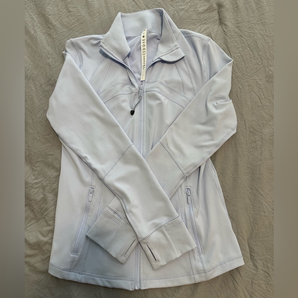 Size 12 Lululemon Pastel Blue define jacket NWOT